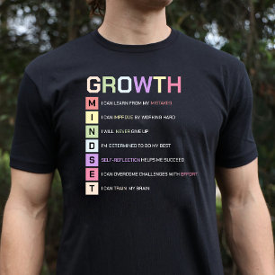 Camiseta Mentalidade de Crescimento Preta