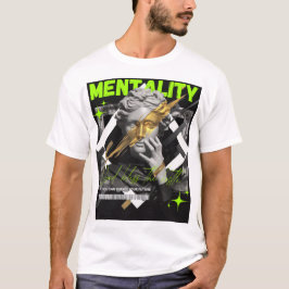 Camiseta Mentalidade de Hustle Motivacional Des de Streetwe