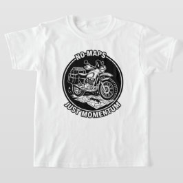 Camiseta Mentalidade de Liberdade no Turismo de Motocicleta