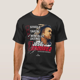 Camiseta Mentally Namorando Jose Ramirez Cleveland MLBPA