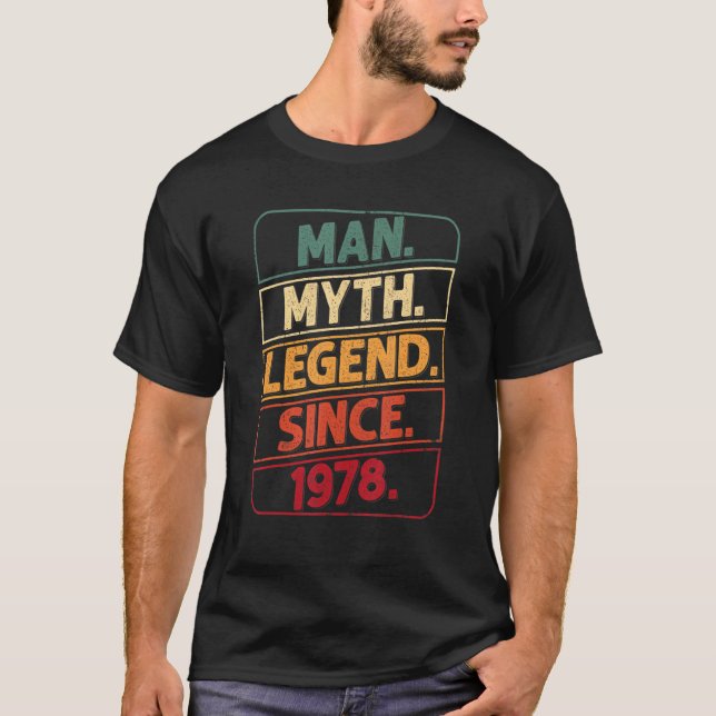 Camiseta Mente A Lenda Do Mito Desde 1978 44 (Frente)