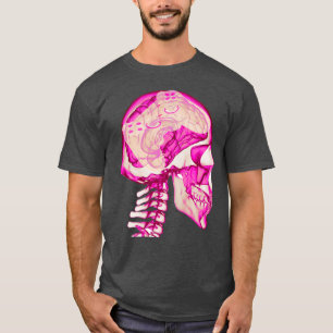 Camiseta Mente-controladora Skull Gamer Mens Meninos Adoles