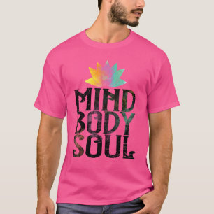 Camiseta Mente Corpo Alma Medita Espiritualidade