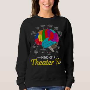 Camiseta Mente De Teatro Criança Do Cérebro Musical Present