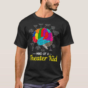 Camiseta Mente De Teatro Infantil De Teatro Musical Para N
