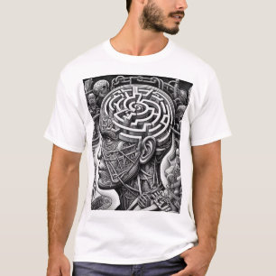 Camiseta Mente Maze: Desvendando Controle Totalitário