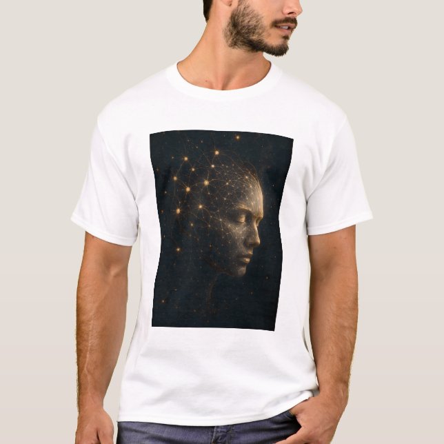 Camiseta Mente Neural Estrelada (Frente)