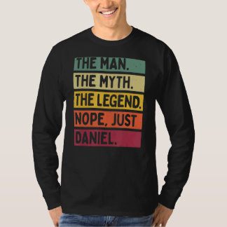 Camiseta Mente O Homem O Mito A Lenda Não Apenas Daniel