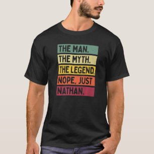 Camiseta Mente O Homem O Mito A Lenda Nope Apenas Nathan