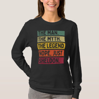 Camiseta Mente O Homem O Mito A Lenda Nope Apenas Sheldon