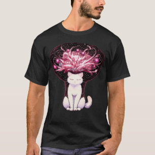 Camiseta Mente Pensativa Caos Cósmico Gato