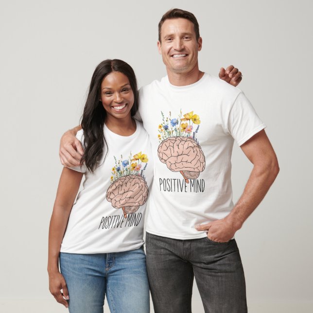 Camiseta Mente Positiva (Unissex)