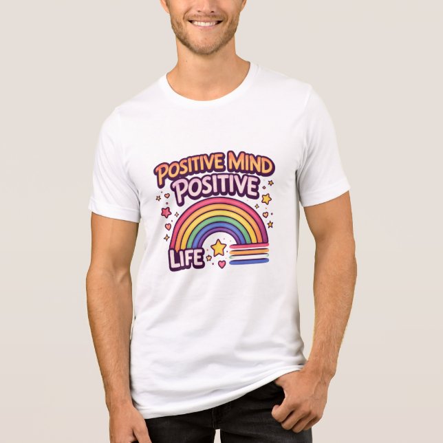 Camiseta Mente Positiva Vida Positiva (Frente)