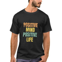 Mente Positiva Vida Positiva Tipografia Floral