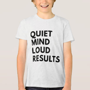 CAMISETA MENTE SILENCIOSA RESULTADOS ALTOS