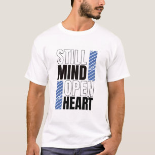 Camiseta Mente Tranquila, Coração Aberto