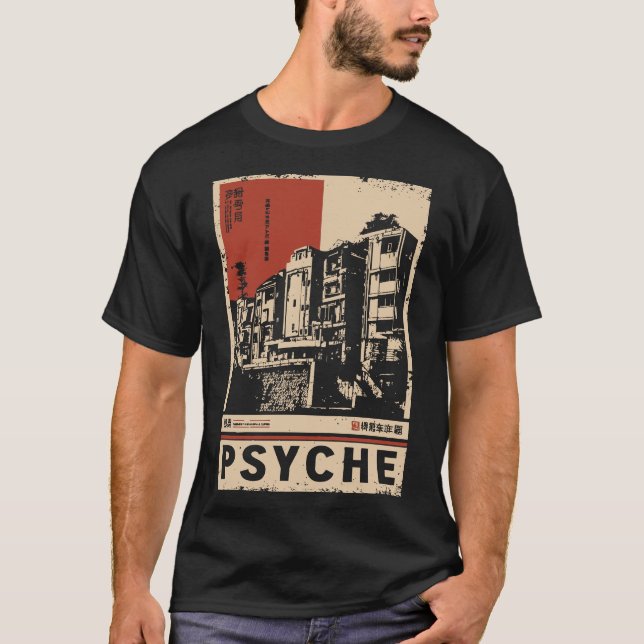 Camiseta Mente Urbana Inspirada Japonesa PSYCHE (Frente)