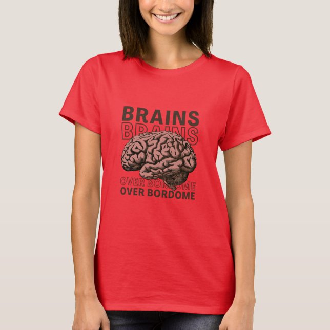 Camiseta Mentes Acima do Tédio (Frente)