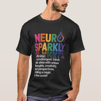 Camiseta Mentes Criativas Únicas Definição Neurosparkly