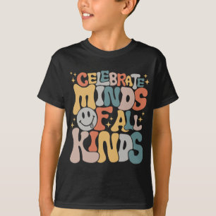 Camiseta Mentes De Todos os Tipos Saúde Mental Conscientiza