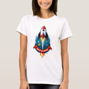 Camiseta Mentes Frugais vs Foguetes Ousados