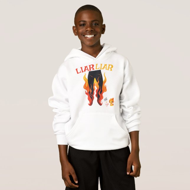 Camiseta Mentiroso, Mentiroso, Pant está em chamas (Frente Completa)