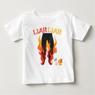 Camiseta Mentiroso, Mentiroso, Pant está em chamas