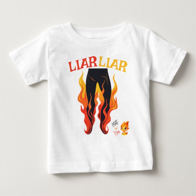 Camiseta Mentiroso, Mentiroso, Pant está em chamas (Frente)