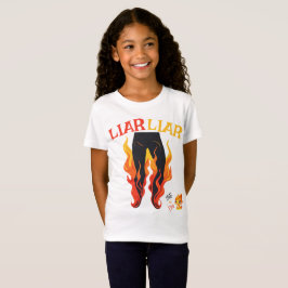 Camiseta Mentiroso, Mentiroso, Pant está em chamas