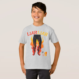Camiseta Mentiroso, Mentiroso, Pant está em chamas