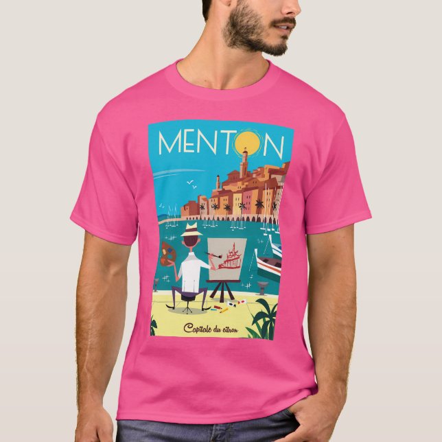 Camiseta Menton Poster (Frente)