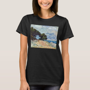 Camiseta Menton visto do Cap Martin por Claude Monet