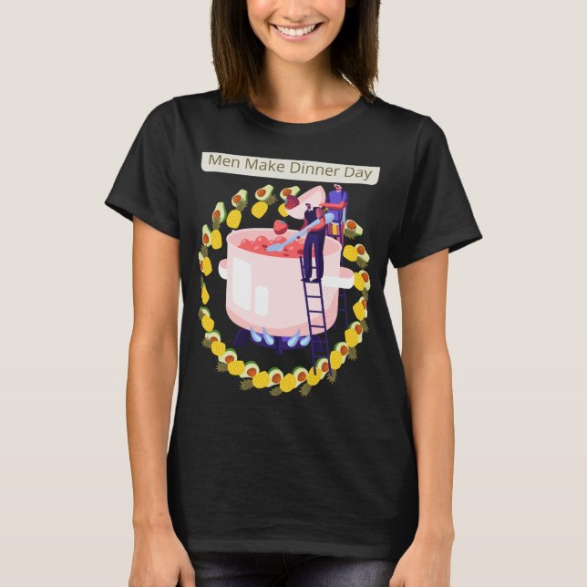 Camiseta menu de jantar dia e noite (Frente)