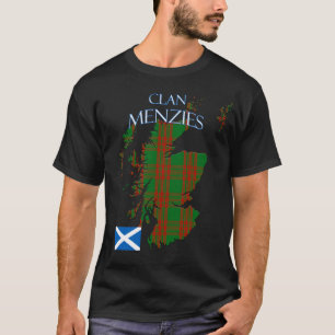 Camiseta Menzies Scottish Clan Tartan Scotland