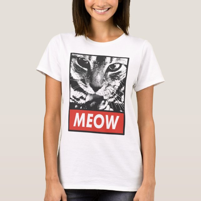 CAMISETA MEOW (Frente)