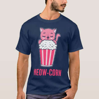 Camiseta Meow Corn Cat Person Gift boy