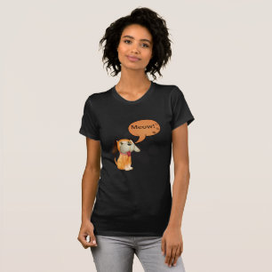 CAMISETA MEOW DOG FUNNY