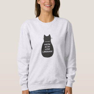 Camiseta Meow É Minha Língua De Amor
