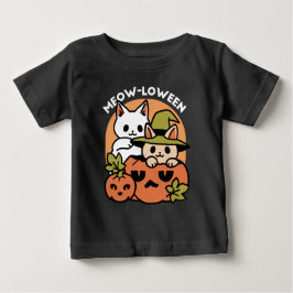 Camiseta Meow-Loew - Festivo Halloween Design