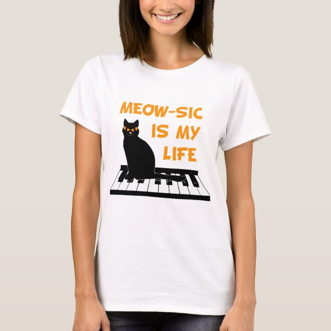 Camiseta Meow-SIC é minha vida (Frente)