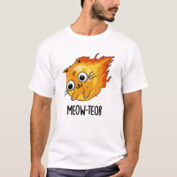 Meow-teor Engraçado Meteor Pun