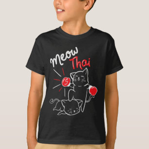 Camiseta Meow Thai I Muay Tailandês Boxando I Muay Thai Men