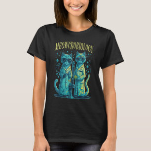 Camiseta Meowcrobiologia Gato Meow Microbiologia Ciência Ba