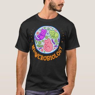 Camiseta Meowcrobiology Cat Microbiology Science Biology Ca