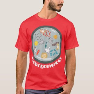 Camiseta Meowcrobiology - Microbiology Science Cat Lover Gi