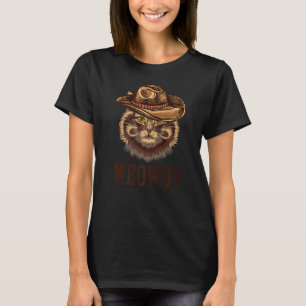 Camiseta Meowdy Cat Country Music Meow Howdy