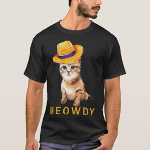 Camiseta Meowdy Cat Enny Mashup Entre Meow e Howdy (2