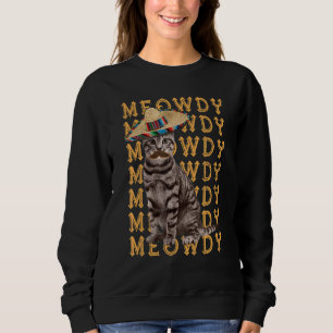 Camiseta Meowdy Mashup Entre Meow E Howdy Cat Pun Humo