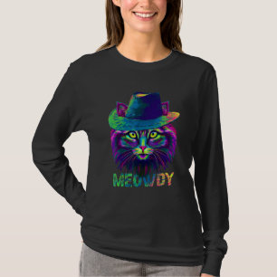 Camiseta Meowdy - Mashup Entre Meow E Howdy - Colorido