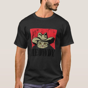 Camiseta Meowdy Mashup Entre Meow E Howdy Gato Amoroso